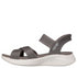 Sandale sport, dama, SKECHERS SLIP-INS ULTRA FLEX 3.0 NEVER BETTER 119975-DKTP gri, textil